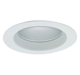 ELCO Lighting EL4424W Mahogany System 4 Inch Reflector Trim with Frosted Lens with White Finish