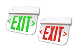 Utopia Lighting TEL Thermoplastic Led Edgelit Exit Sign with Battery Back Up