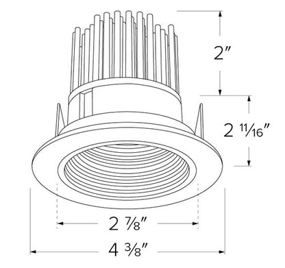 ELCO Lighting E314CXXX  LED Light Engine with Baffle Trim- BuyRite Electric