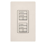 Lutron RRD-W2RLD RadioRA 2 Wall-mount Designer keypad dual group 2-button with dual raise/lower 120 VAC