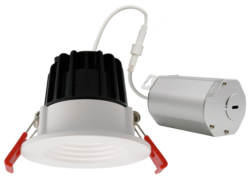 ELCO Lighting ERT214 2 Inch White LED Round Baffle 3000K- BuyRite Electric