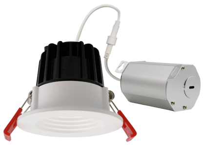 ELCO Lighting ERT214 2 Inch White LED Round Baffle 3000K- BuyRite Electric