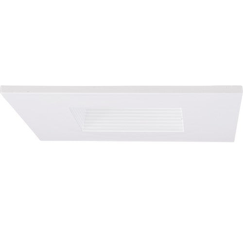 ELCO Lighting EL4584 Mahogany System 4 Inch Square on Square Baffle Trim with White Finish- BuyRite Electric