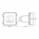 Westgate Lighting LFX-EXT-BK, X And X-Pro Generation Flood-Area Fixed Straight Arm Black