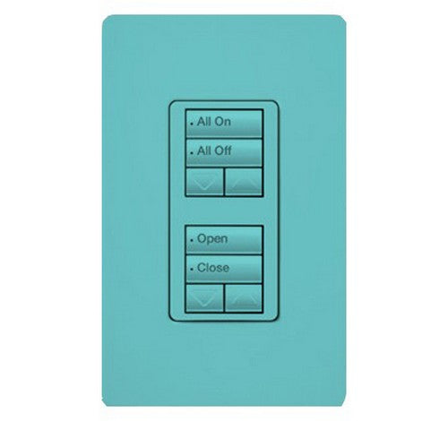 Lutron RRD-W2RLD RadioRA 2 Wall-mount Designer keypad dual group 2-button with dual raise/lower 120 VAC