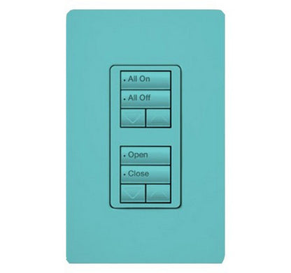 Lutron RRD-W2RLD RadioRA 2 Wall-mount Designer keypad dual group 2-button with dual raise/lower 120 VAC