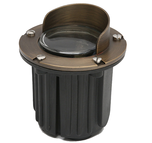 Westgate WL-701-FGBZ 5W Solid Brass Well Lights With Directional Lamp Bracket 12V AC/DC