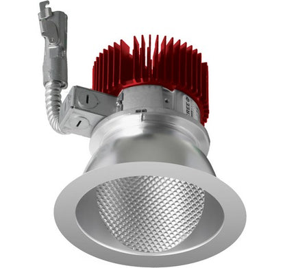 ELCO Lighting E411L1230HW 4 Inch LED Light Engine with Wall Wash Trim Haze with White Ring Finish 3000K 1250 lm