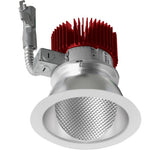 ELCO Lighting E411L2030HW 4 Inch LED Light Engine with Wall Wash Trim Haze with White Finish 3000K 2000 lm