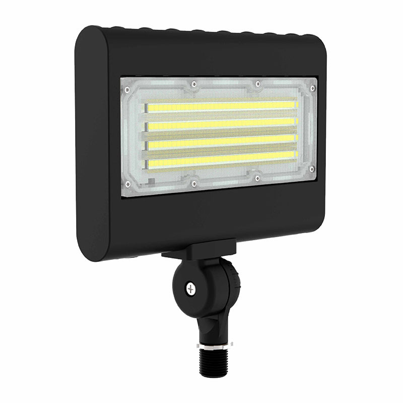 Westgate Lighting LFX-MD-15-50W-MCTP-KN-BK, X-Gen Flood-Area Light Medium Housing Adjustable 15W-50W 3000K/4000K/5000K 120-277V 0-10V Dimming Knuckle Black