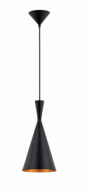 Eurofase Lighting 20437-015 Bronx 1 Light 8 inch Pendant Ceiling Light Black Finish