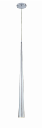 Eurofase Lighting 20446-017 Sliver 1 Light 3 inch Pendant Ceiling Light Large Chrome Finish