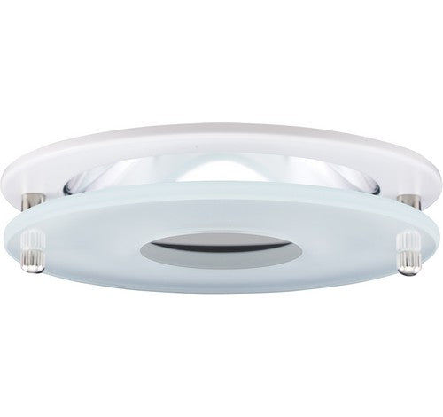 ELCO Lighting EL4421 Mahogany System 4 Inch Reflector with Suspended Glass with White Finish- BuyRite Electric
