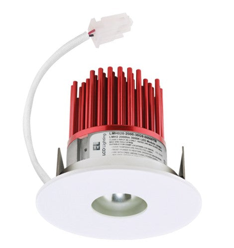 ELCO Lighting E329C1027C 3 Inch LED Light Engine with Pinhole Trim Chrome with White Ring Finish 1000 Lumens 2700K