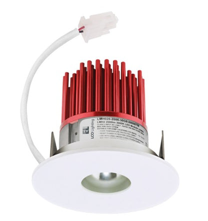 ELCO Lighting E329C1027C 3 Inch LED Light Engine with Pinhole Trim Chrome with White Ring Finish 1000 Lumens 2700K