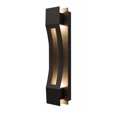 Westgate 20W LED Curve Wall Sconces 100~277V AC - Dark Bronze - BuyRite Electric