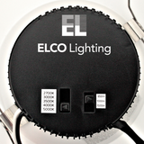 ELCO Lighting EL475CT5DHW 4 Inch 0-10V LED Inserts with 5-CCT and 3-Lumen Switch Haze/White Ring Finish