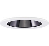 ELCO Lighting EL4499B Mahogany System 4 Inch Smooth Reflector Trim Black with White Ring Finish