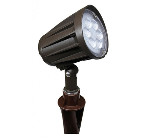 Westgate 6W LED Bullet Landscape Flood Light 12V AC/DC - Bronze - BuyRite Electric