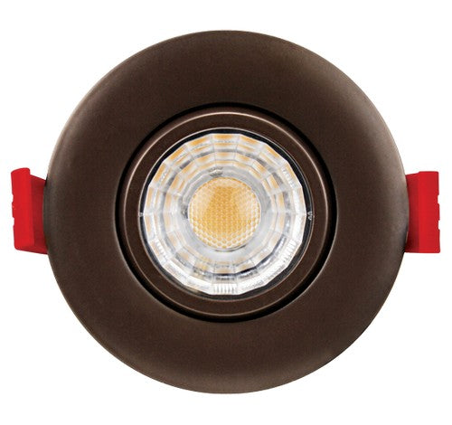 ELCO Lighting ERT318 Elm System 3 Inch Ultra Slim LED Gimbal Lights -600 Lumens 1- BuyRite Electric