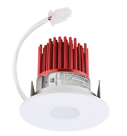 ELCO Lighting E329C0830W 3 Inch LED Light Engine with Pinhole Trim White Finish 850 Lumens 3000K
