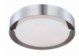 Eurofase Lighting 25732-016 Saturn 3 Light 16 inch Flush Mount Ceiling Light Satin Nickel Finish