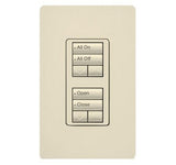 Lutron RRD-W2RLD RadioRA 2 Wall-mount Designer keypad dual group 2-button with dual raise/lower 120 VAC