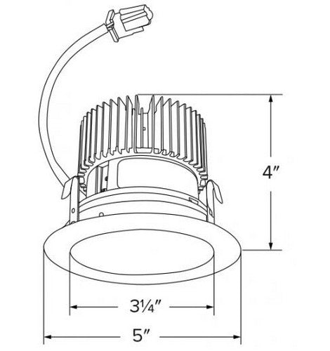 ELCO Lighting E410C 4 Inch LED Light Engine with Reflector Trim 1600 Lumens 8- BuyRite Electric