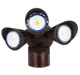 Westgate Lighting SL-30W-MCT-BZ-P LED 30W Security Lights With PIR Sensor 120VAC Dark Bronze Finish