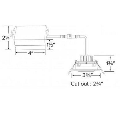 ELCO Lighting ERT318 Elm System 3 Inch Ultra Slim LED Gimbal Lights -600 Lumens 5-  BuyRite Electric