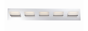 Eurofase Lighting 28022-015 Olson LED 30 inch Vanity Wall Light Chrome Finish