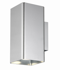 Eurofase Lighting 28302-018 Lungo LED 6 inch Outdoor Wall Mount Light Silver Finish