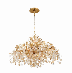 Eurofase Lighting 29060-016 Campobasso 11 Light 33 inch Antique Chandelier Ceiling Light Gold Finish