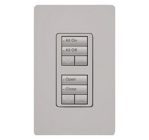 Lutron RRD-W2RLD RadioRA 2 Wall-mount Designer keypad dual group 2-button with dual raise/lower 120 VAC