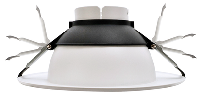 ELCO Lighting ELB810W Birch 8 Inch Round Reflector Trim White Finish