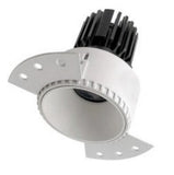 Westgate LRD-TL-10W-50K-4R-C 4 Inch LED Architectural Trimless Recessed Light Round Clear Finish