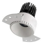 Westgate LRD-TL-10W-40K-4S-C 4 Inch LED Architectural Trimless Recessed Light Square Clear Finish