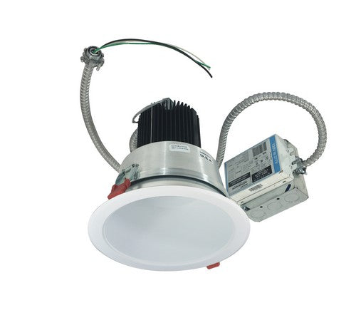 Nora Lighting NCR2-612530SE2DWSF 30W 6" Sapphire II Retrofit 2500lm Spot Type Open Reflector Clear Diffused / White Flanged 3000K 227V Input; 0-10V dimming