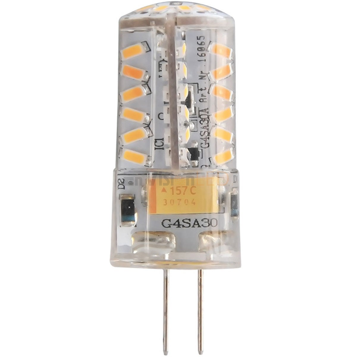 EnvisionLED LED-G4WP-3.5W-WW LED Bi-Pin 12V Bulbs, G4 (T3) 3.5W IP67 Dimmable Warm 3000K