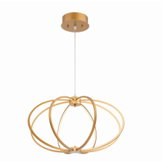 Eurofase Lighting 30035-010 Leggero LED 23 inch Pendant Ceiling Light Gold Finish