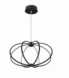 Eurofase Lighting 30035-034 Leggero LED 23 inch Pendant Ceiling Light Black Finish