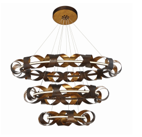 Eurofase Lighting 30082-014 Banderia LED 44 inch Chandelier Ceiling Light Bronze Finish