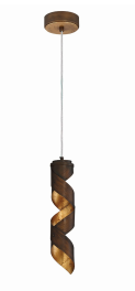 Eurofase Lighting 30084-018 Banderia LED 4 inch Pendant Ceiling Light Bronze Finish