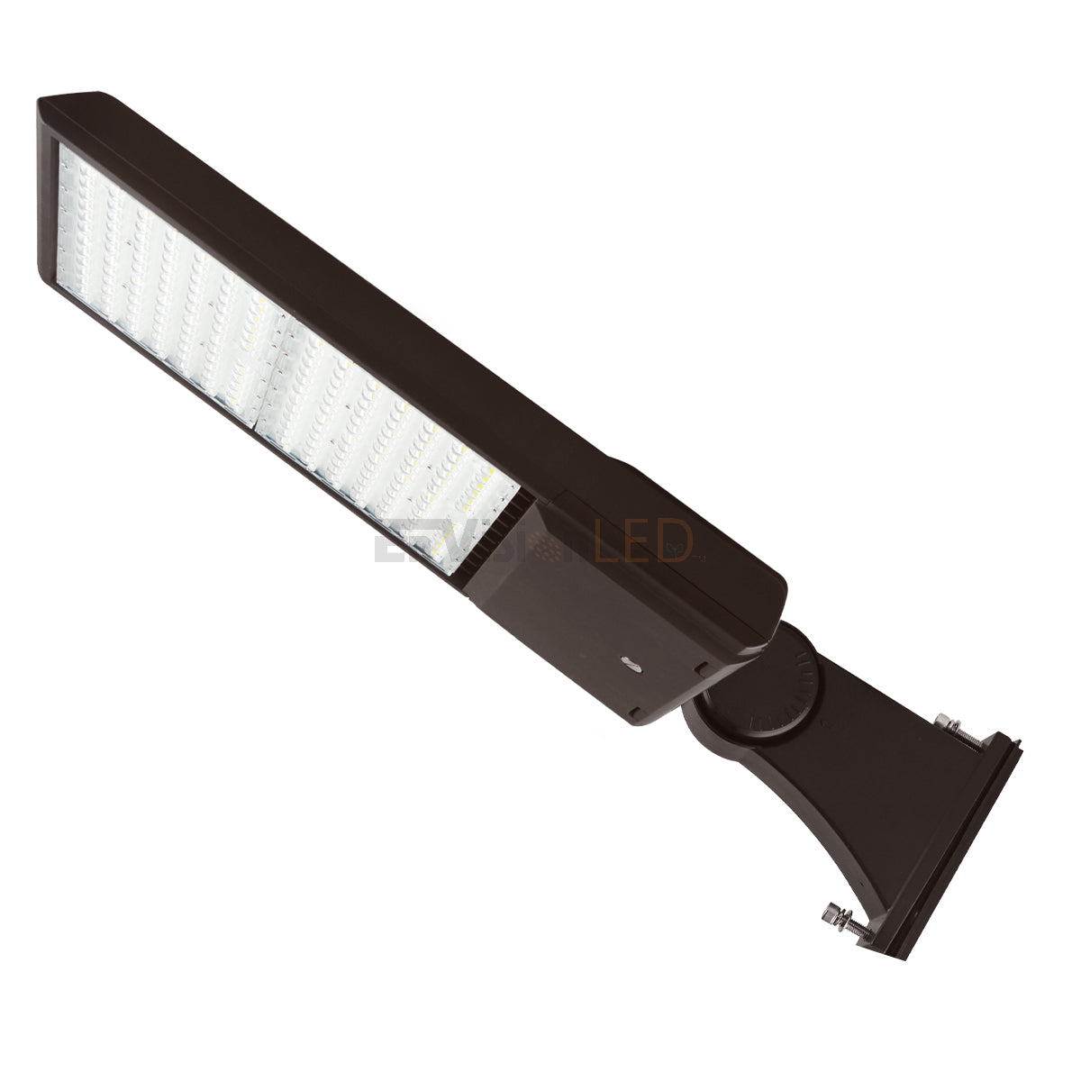EnvisionLED LED-ARL2-3P300W-TRI-BZ-SA-UNV LED Area Light 3CCT & 3 Power Selectable 300W Straight Arm Bronze Finish
