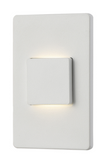 Eurofase Lighting 30287-013 LED 3.3W 3000K Outdoor Inwall Light White Finish