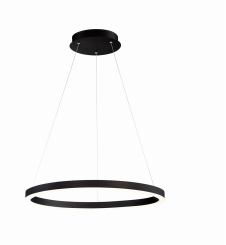 Eurofase Lighting 31471-027 Spunto LED 28 inch Chandelier Ceiling Light Small Matte Black Finish