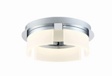 Eurofase Lighting 31798-013 LED Bria 11 inch Flush Mount Ceiling Light Small Chrome Finish