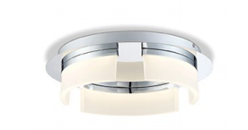 Eurofase Lighting 31799-010 LED Bria 15 inch Flush Mount Ceiling Light Large Chrome Finish