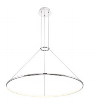 Eurofase Lighting 31860-017 LED Valley 32 inch Pendant Ceiling Light Large Chrome Finish