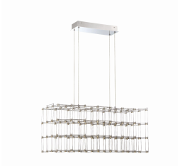 Eurofase Lighting 33717-012 LED Linwood 14 inch Chandelier Ceiling Light Chrome Finish